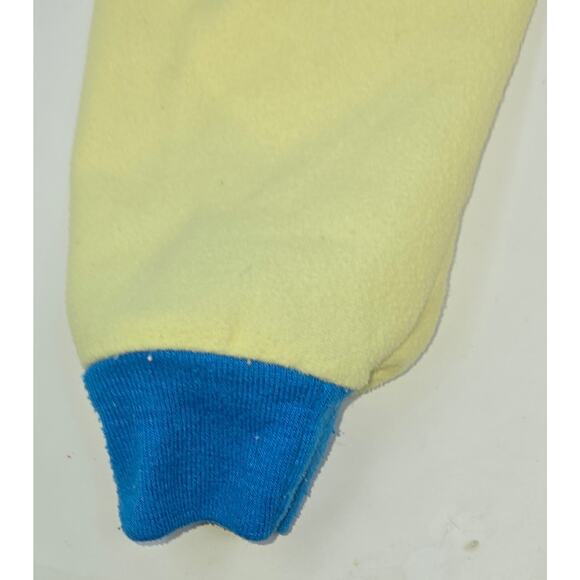 Care Bears Pajamas Set Long Sleeve Pant Size 4/5 Lightweight 1983 Yellow Blue - Picture 9 of 9